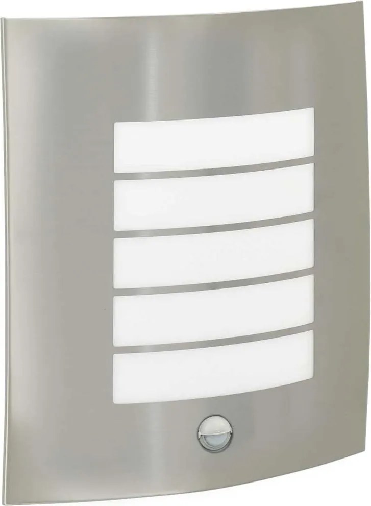 vidaXL Lumină de perete pentru exterior Argintiu 23.5 x 9 x 26 cm