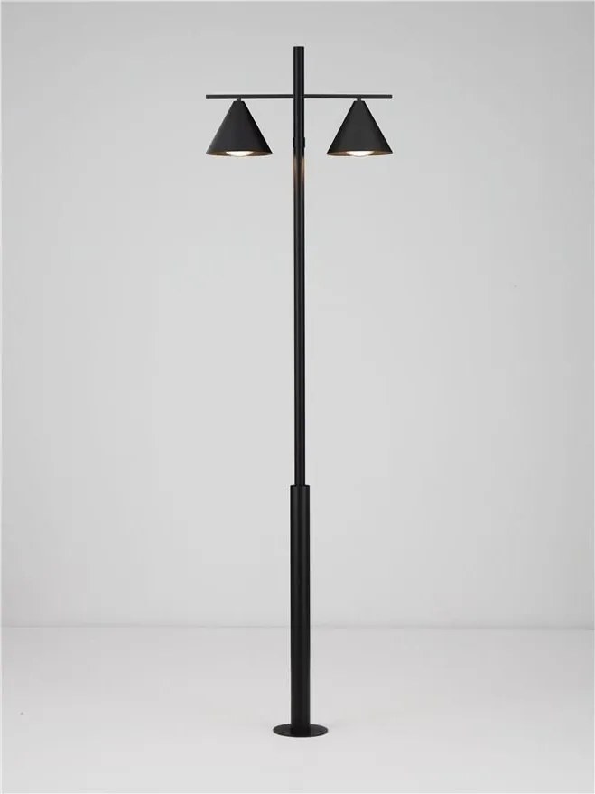 Stalp de exterior IP65 ORIX negru H-220cm