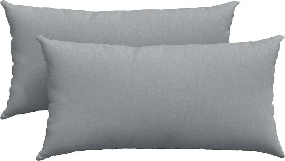 vidaXL Perne pentru canapea 2 pcs Gri deschis 80 x 40 cm țesătură