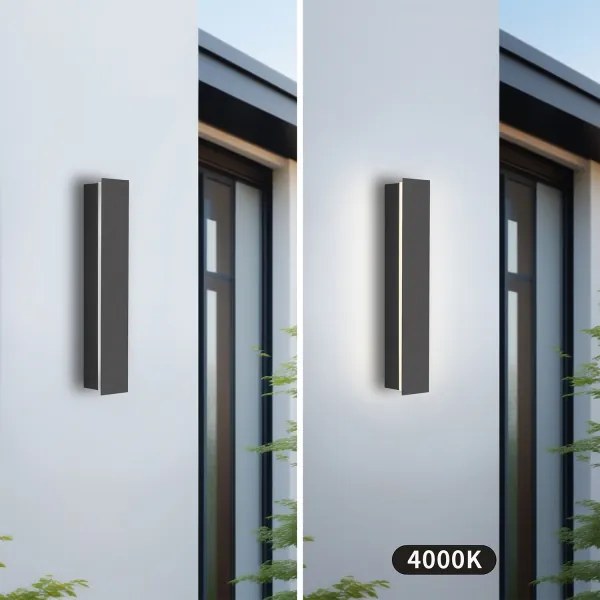 Brilagi - Aplică de perete pentru exterior LINEAR LED/8W/230V 4000K IP65 antracit