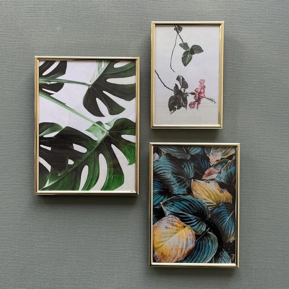 Ramă foto aurie de sine stătătoare/de suspendat din metal 11x16 cm Sweet Memory – Zilverstad