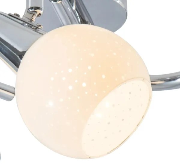 Spot LED DOXY 3xE14/4W/230V crom lucios