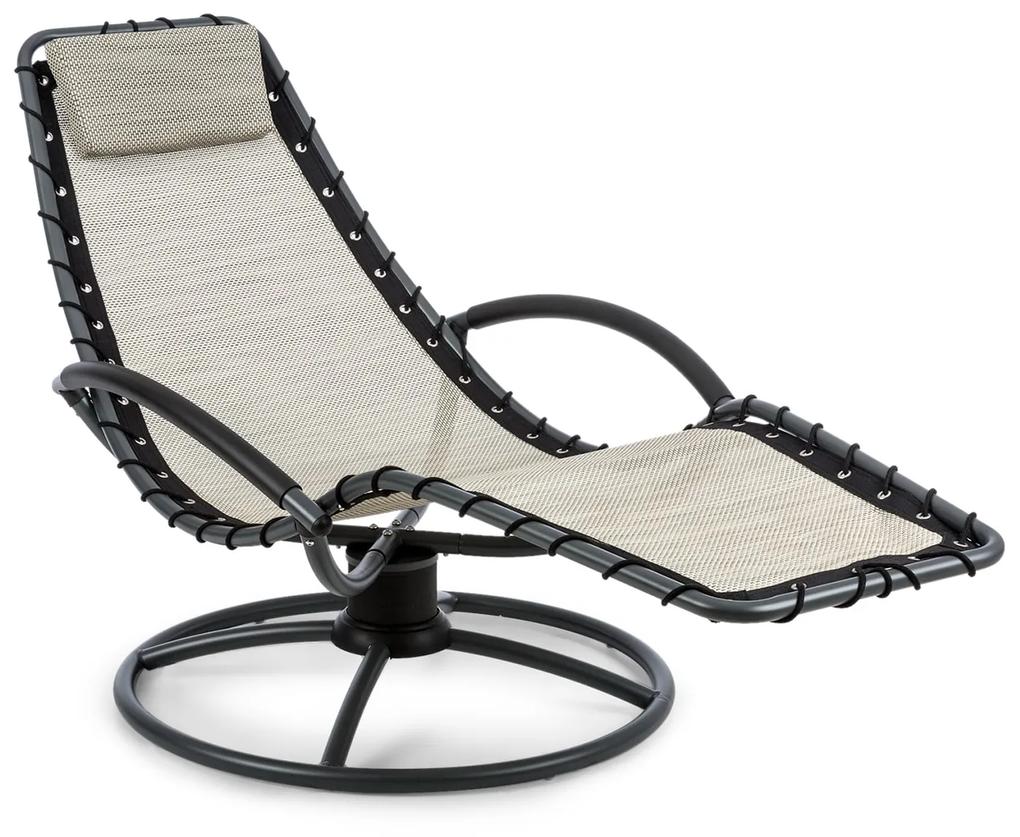 The Chiller, scaun balansoar, 77 x 85 x 173 cm, 360 Comfort, ComfortMesh, bej