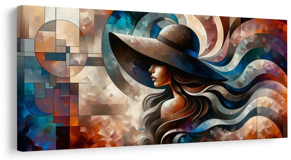 Tablou portret abstract de femeie