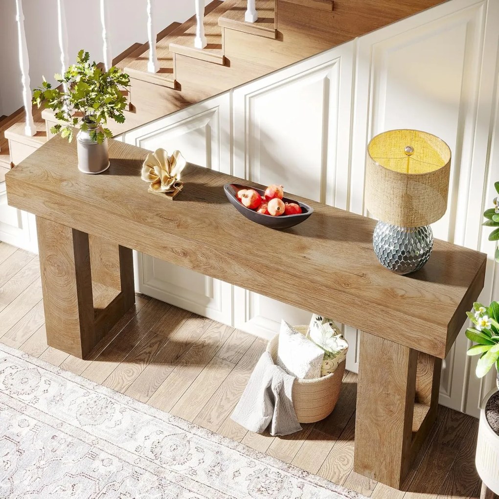 MAM3 - Masa Consola, 160 cm, masuta hol, living, dining, dormitor - Maro