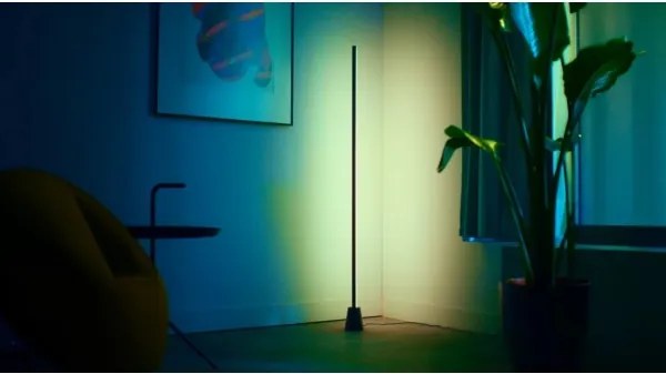 WiZ - Lampă de podea reglabilă LED RGBIC GRADIENT LED/9,7W/230V 2700-6500K Wi-Fi