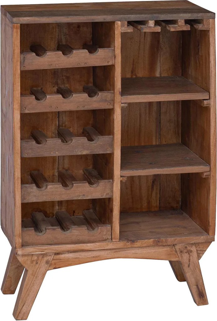 vidaXL Rastel Maro 60 x 30 x 90 cm Lemn recuperat masiv