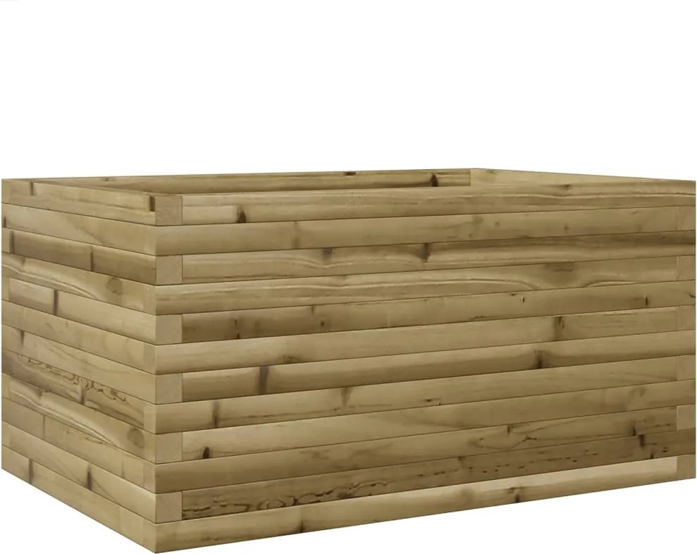 vidaXL Jardinieră de grădină, 90x60x46 cm, lemn de pin impregnat