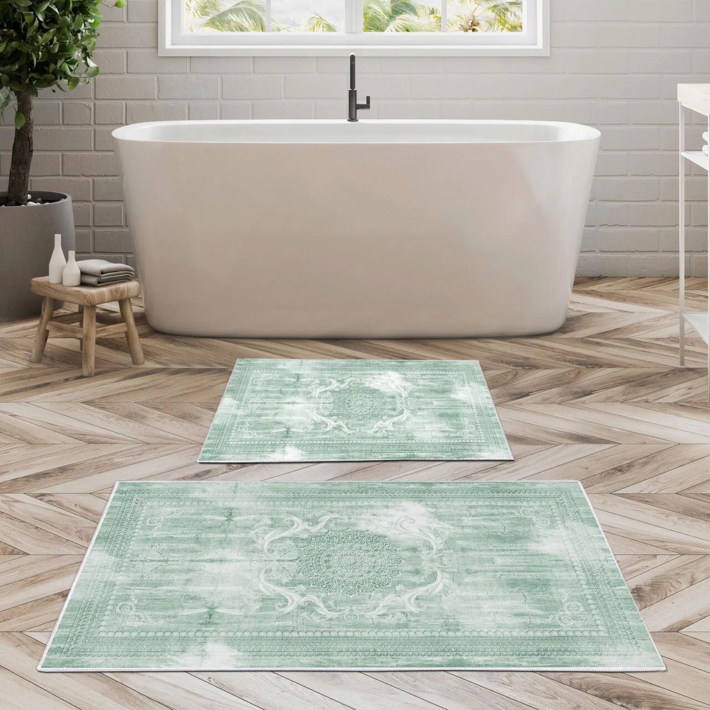 Set covorase de baie, L'essentiel Maison, Kt448 V3, Multicolor