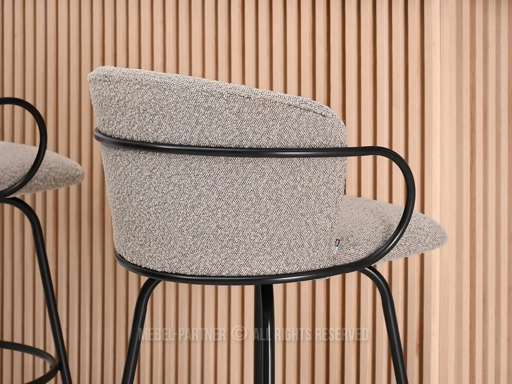 Scaun Sofia (bej deschis + negru). 1110747