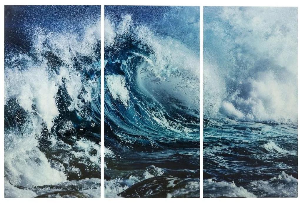 Tablou Triptychon Wave 160x240cm (3/Set)