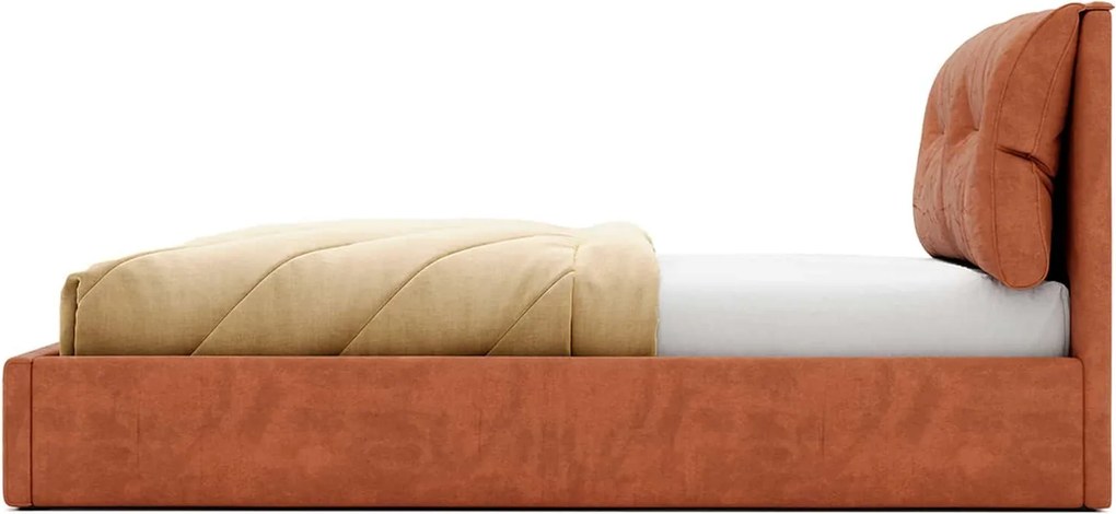 Pat Marsel Tapitat cu Saltea 120/140/160/180x200cm - 120x200