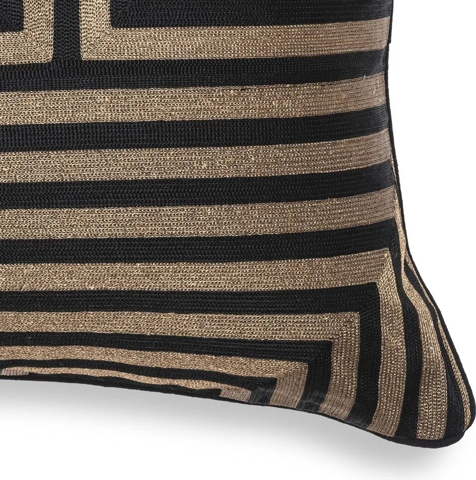 Perna decorativa LUX Spray 60x40cm, negru/ auriu 115070 HZ