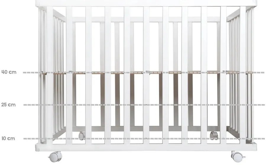 Țarc pentru copii alb 100x75 cm Roba style – Roba