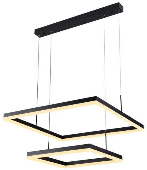 Lustră LED dimabilă pe cablu LED/90W/230V 3000-6500K + telecomandă