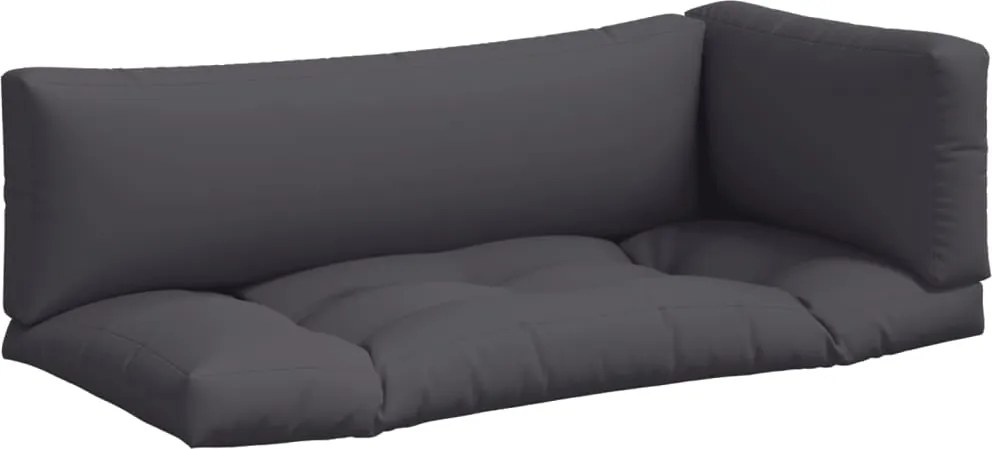 vidaXL Perne de paleți, 3 buc., antracit, material textil
