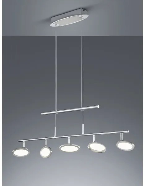 Lustră LED pe cablu DUELLANT 5xLED/4,3W/230V Trio
