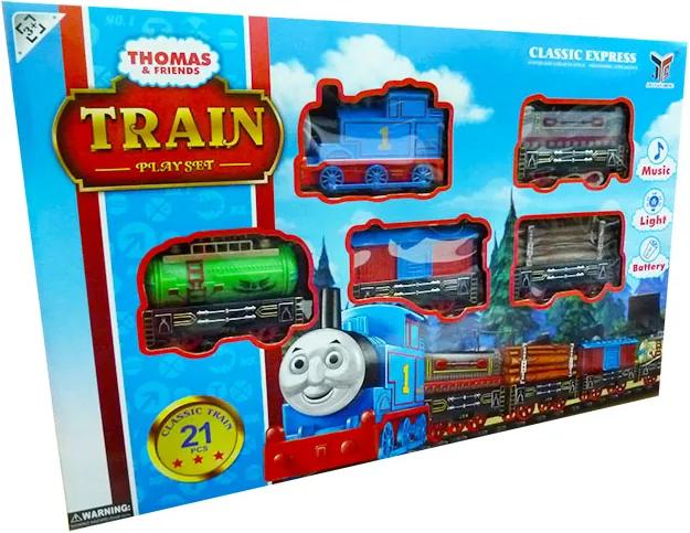 Tren Thomas cu circuit 21 piese