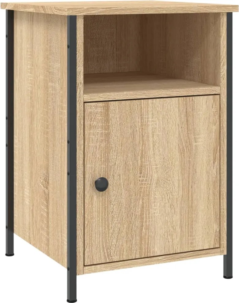 vidaXL Noptieră, stejar sonoma, 40x42x60 cm, lemn prelucrat