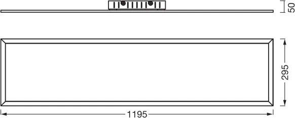 Osram - Panou LED aplicat PLANON LED/40W/230V 3000K 30x120 cm alb