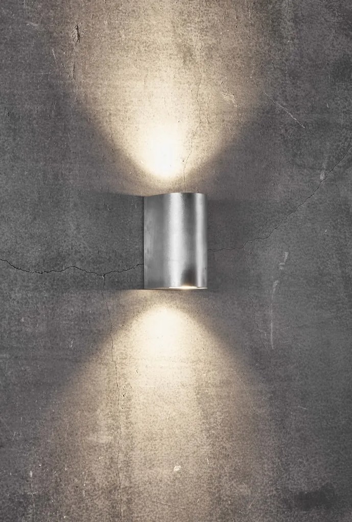 Aplica perete ambientala de exterior IP44 Canto Maxi 2 galvanizat 49721031 NL
