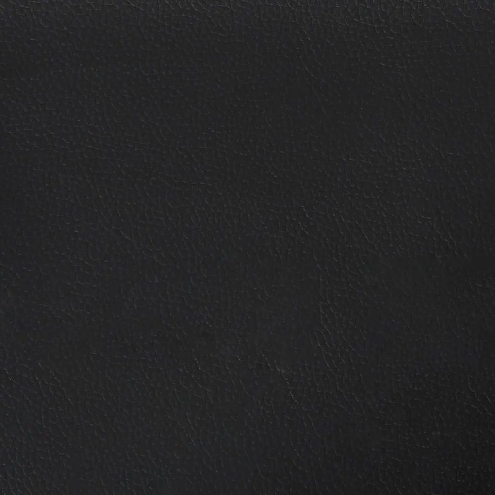 Tablie de pat cu aripioare, negru, 83x16x118 128 cm, piele eco 1, Negru, 83 x 16 x 118 128 cm