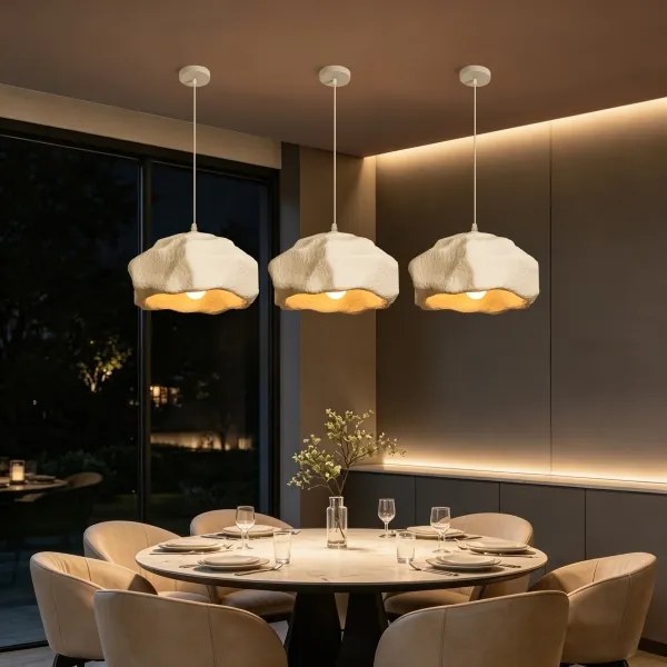 BRILAGI - Lustră pe cablu WABI SABI 1xE27/60W/230V Ø 42 cm albă