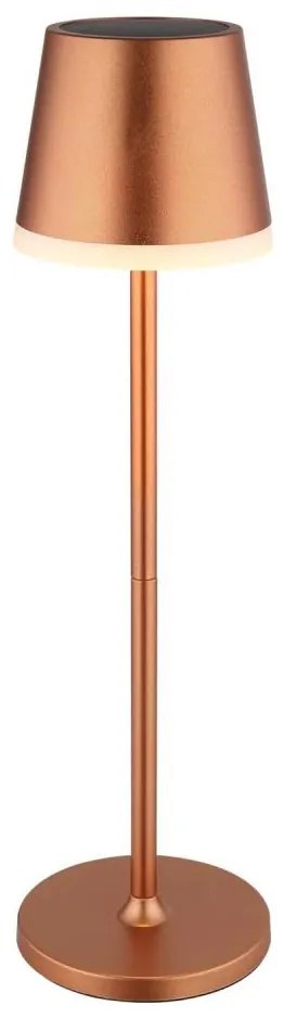 Corp de iluminat LED solar Globo 36637RM LED/0,06W/3V 3000K IP44 cupru