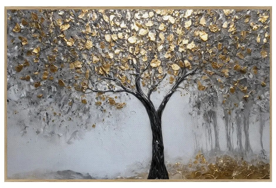 Tablou 60x90 cm Golden Leaves – knor