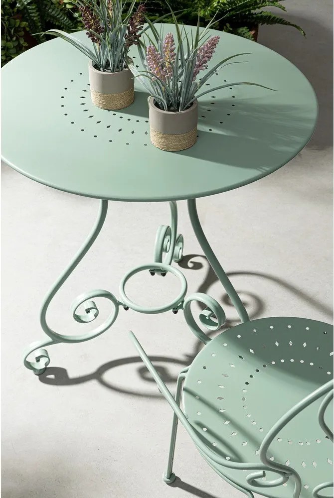 Măsuță de grădină rotundă din oțel ø 70 cm Etienne – Bizzotto