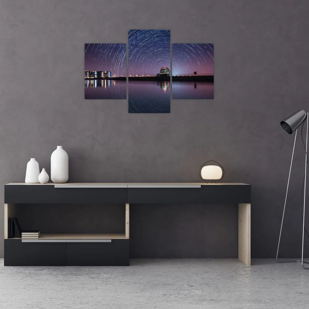 Tablou cu cerul nocturn și stele (90x60 cm)