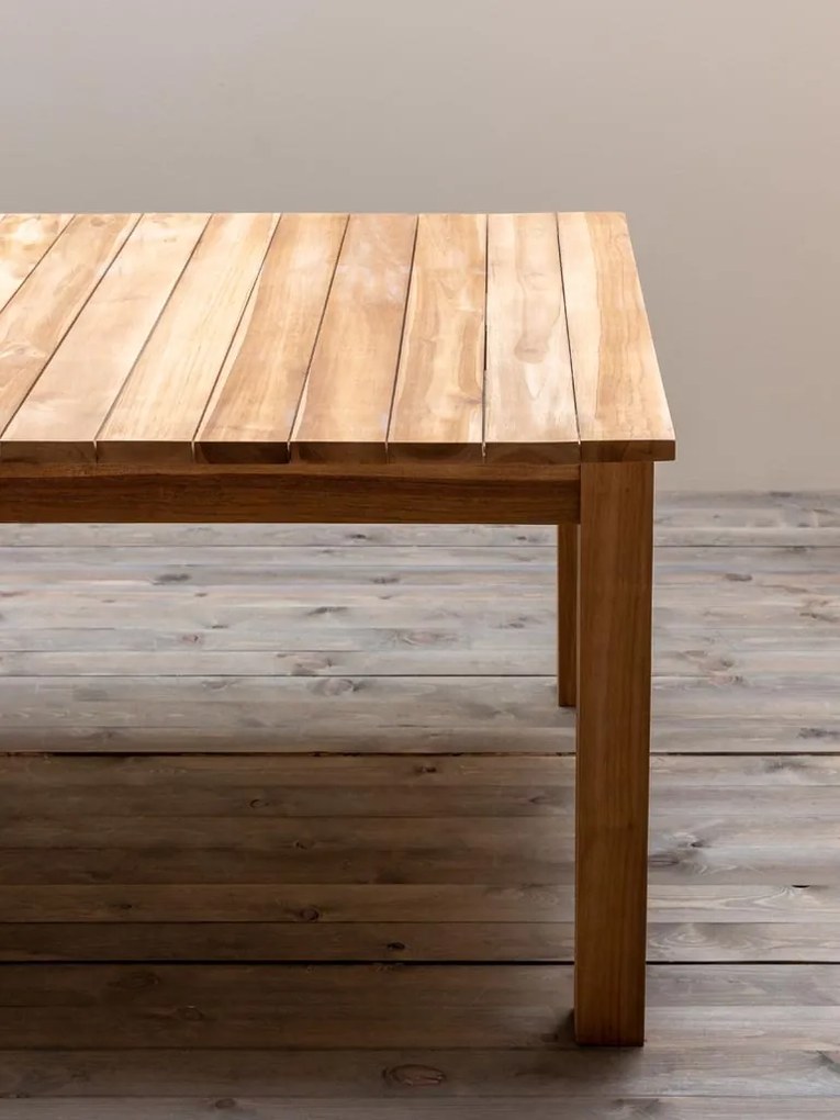 Masa dining de exterior, din lemn de tec, Tirama