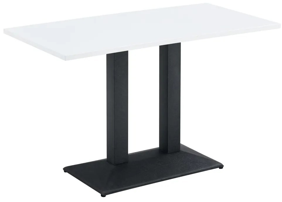 Masă de sufragerie Rahola 2 (alb + negru) (pentru 4 persoane). 1116485