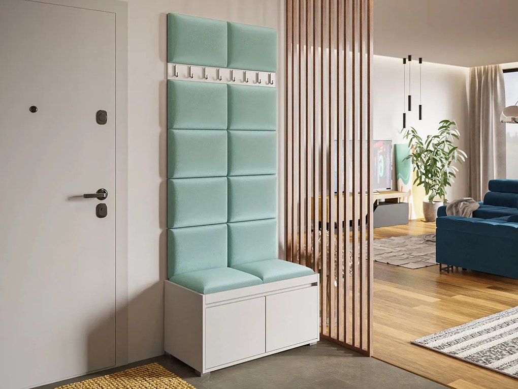 Mobilier pentru hol Kendora 80 (cu 12 buc panouri tapițate Pazara 40x30) (manila 11). 1054007
