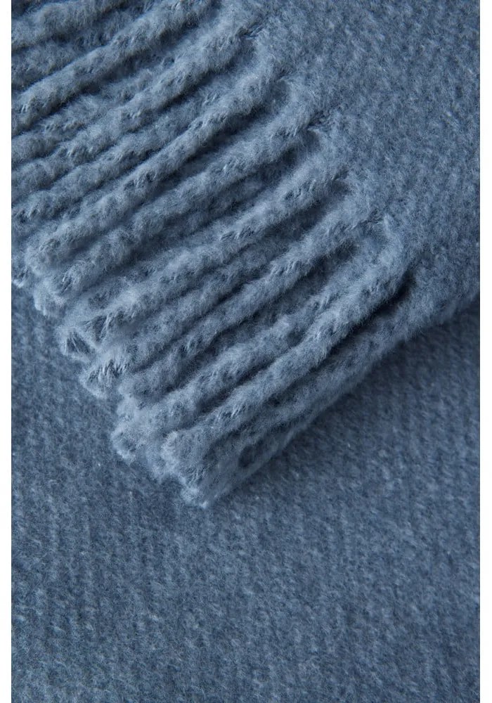 Pled din amestec de bumbac Euromant Basics, 140 x 180 cm, gri