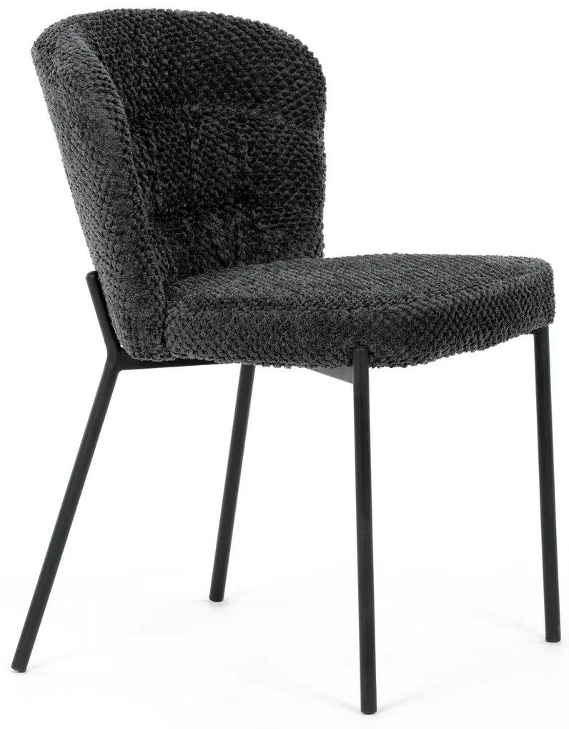 Set de scaune de sufragerie Bouclé CT-W1077 GREY2,4 buc