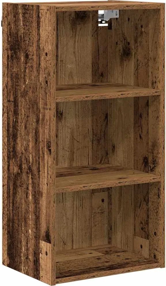 vidaXL Dulap suspendat Lemn vechi 40 x 29,5 x 80 cm Lemn compozit