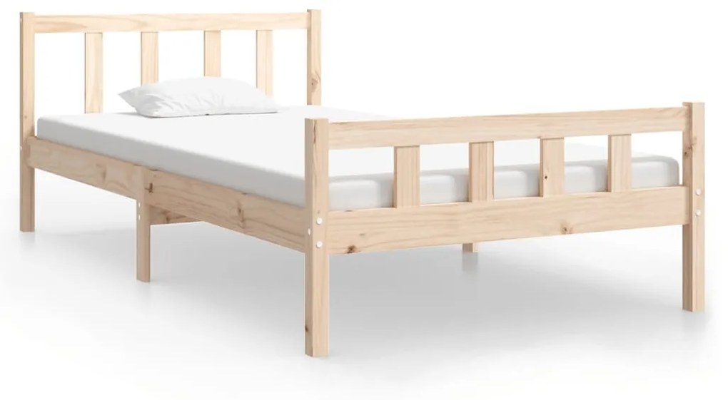 810664 vidaXL Cadru de pat, 90x200 cm, lemn masiv
