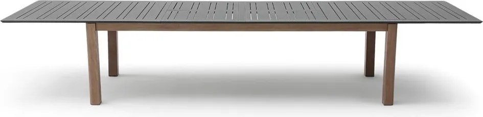 Masă extensibilă din aluminiu Avenberg VALHALLA negru/natural