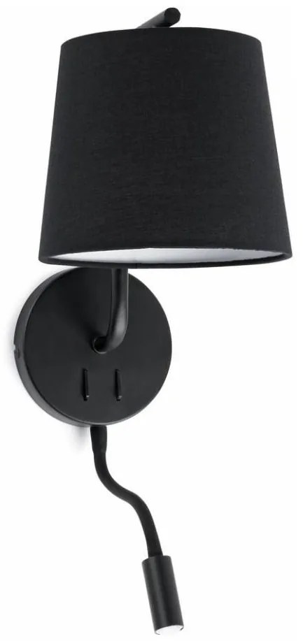 Aplică LED FARO 29330 BERNI 1xE27/20W/230V + 1xLED/3W