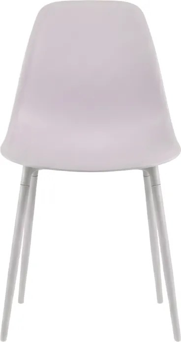 Scaun bucatarie OSAKA plastic, roz gri