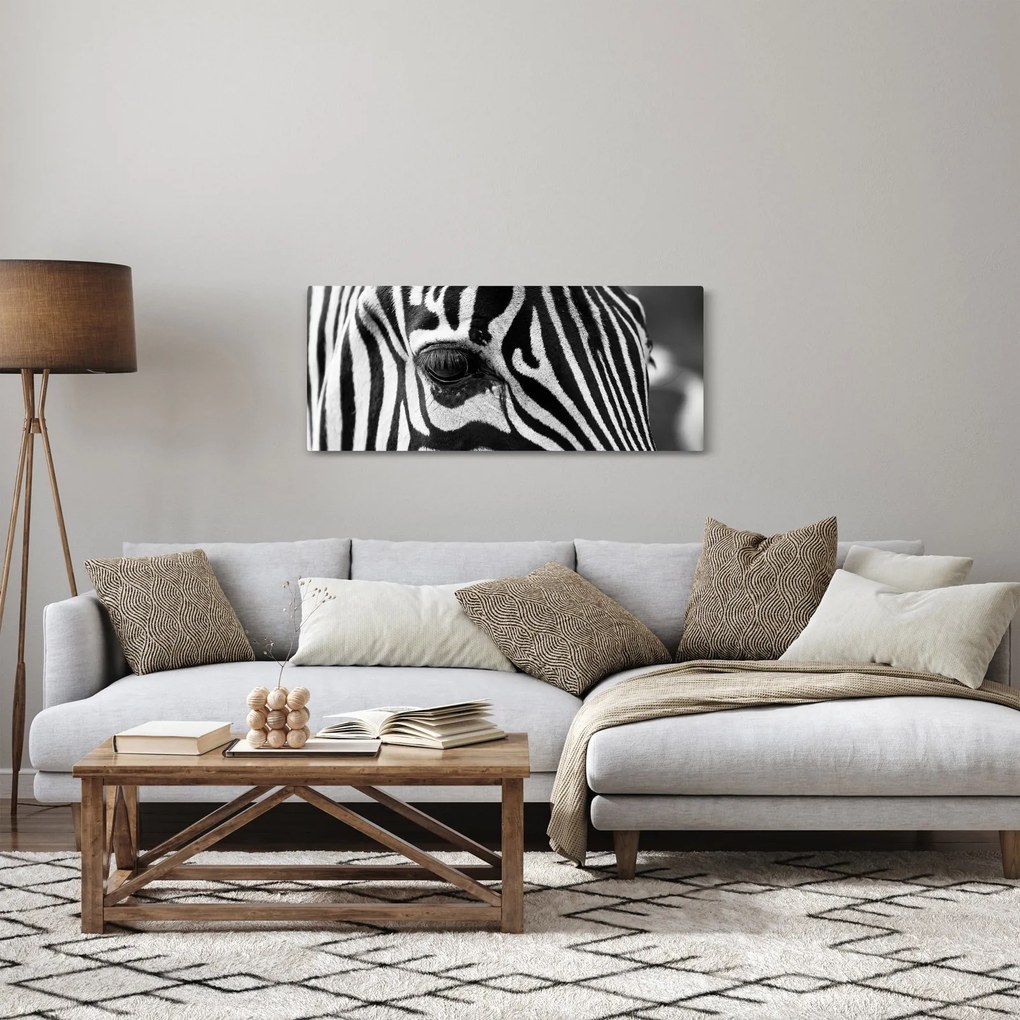 Tablou cu zebră (120x50 cm)