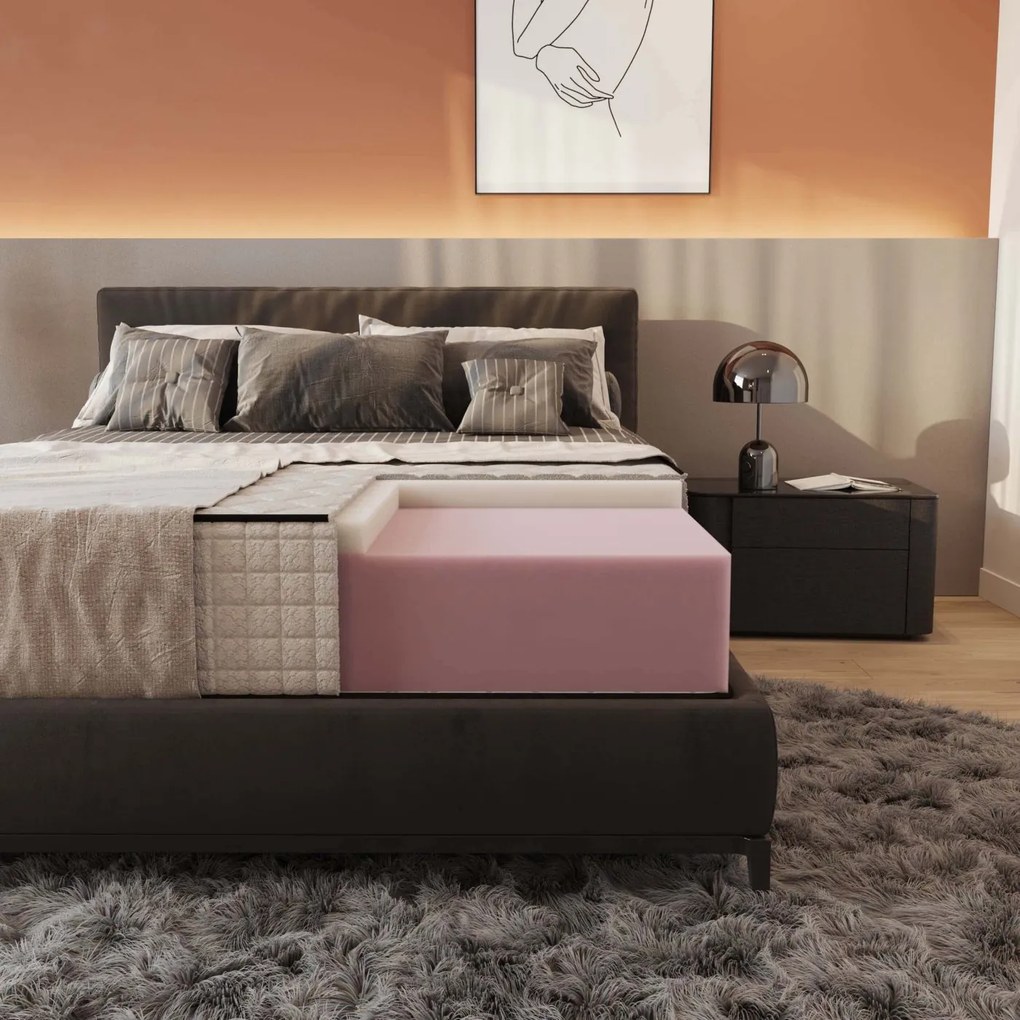 Saltea Latex 100×200 cm, fermitate medie, 20 cm înălțime