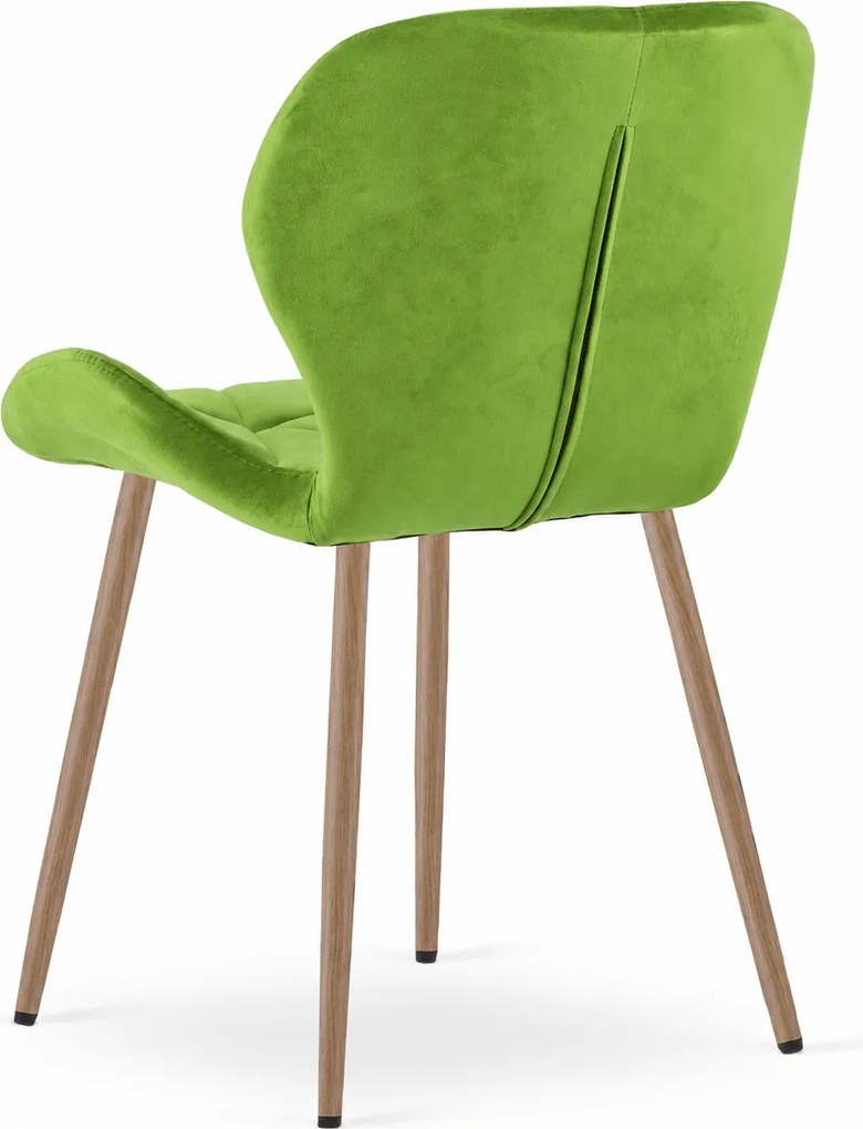 Scaun de masa MANGO VELVET, verde deschis