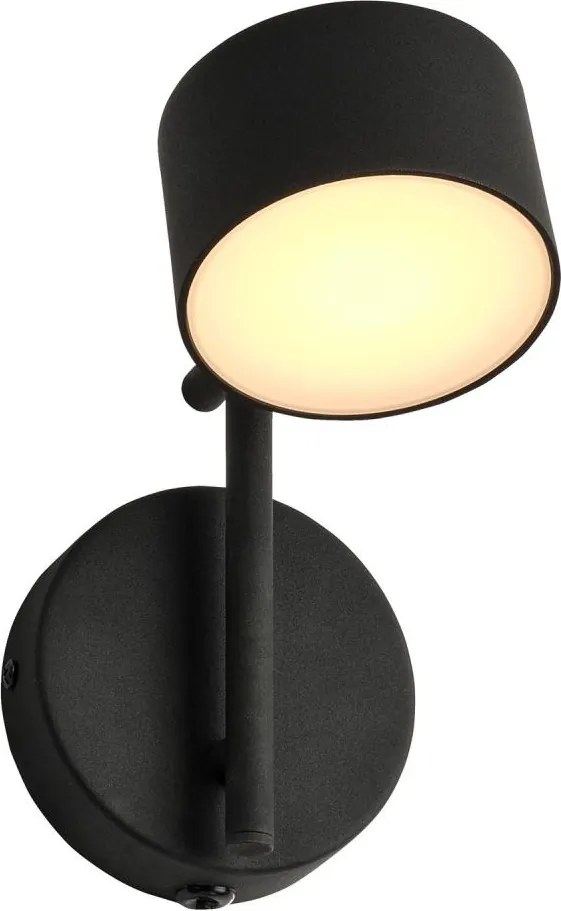 Osram - Aplică de perete LED reglabilă DECOR KYOTO LED/12W/230V neagră