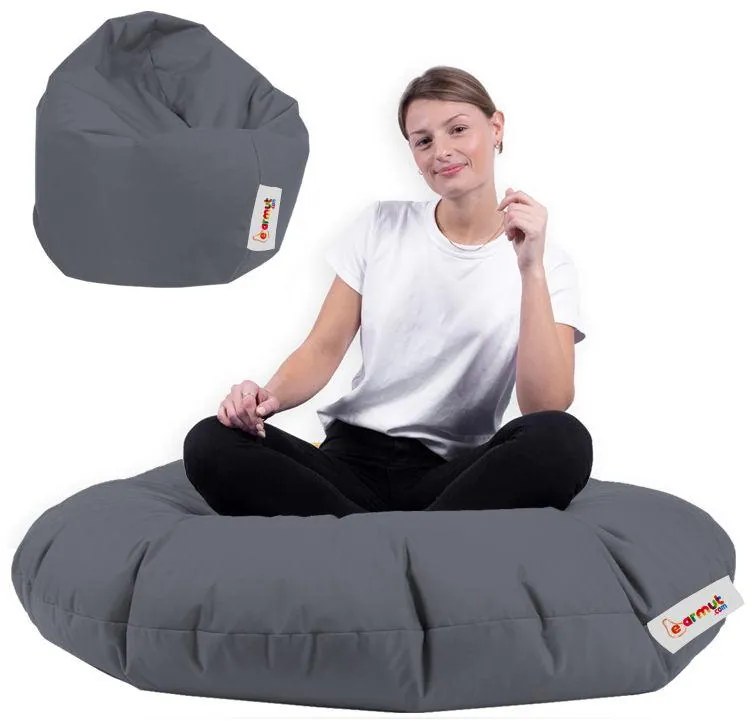 Fotoliu puf, Bean Bag, Ferndale, 100 cm,  impermeabil, 100 x 100 x 20 cm