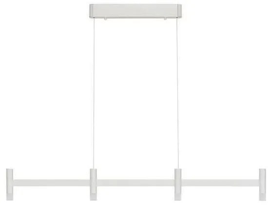 Lustra liniara cu 4 spoturi LED 3000K POETIC alb