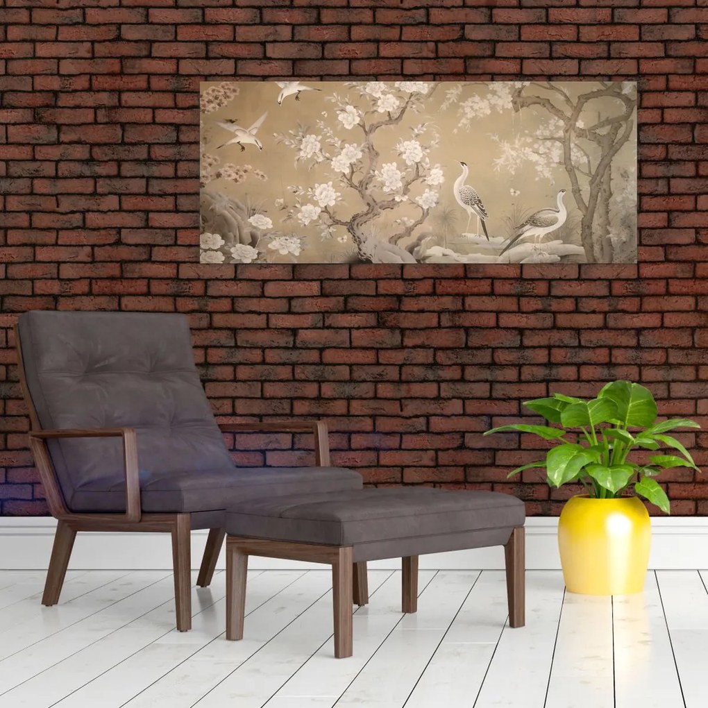 Tablou - Desen animat peisaj japonez (120x50 cm)