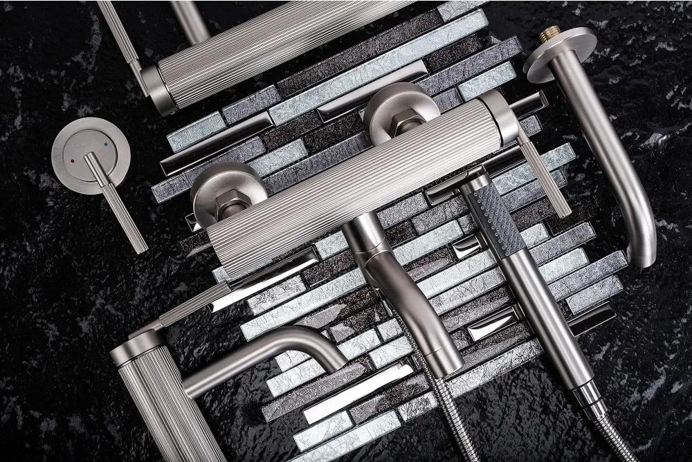 Baterie de lavoar incastrata Rea Argon crom periat + BOX