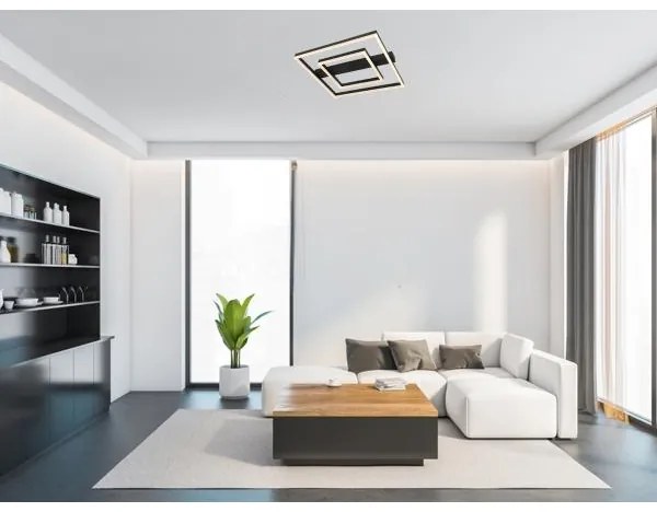 Plafonieră LED dimabilă, 70W/230V, 3000-6500K, cu telecomandă